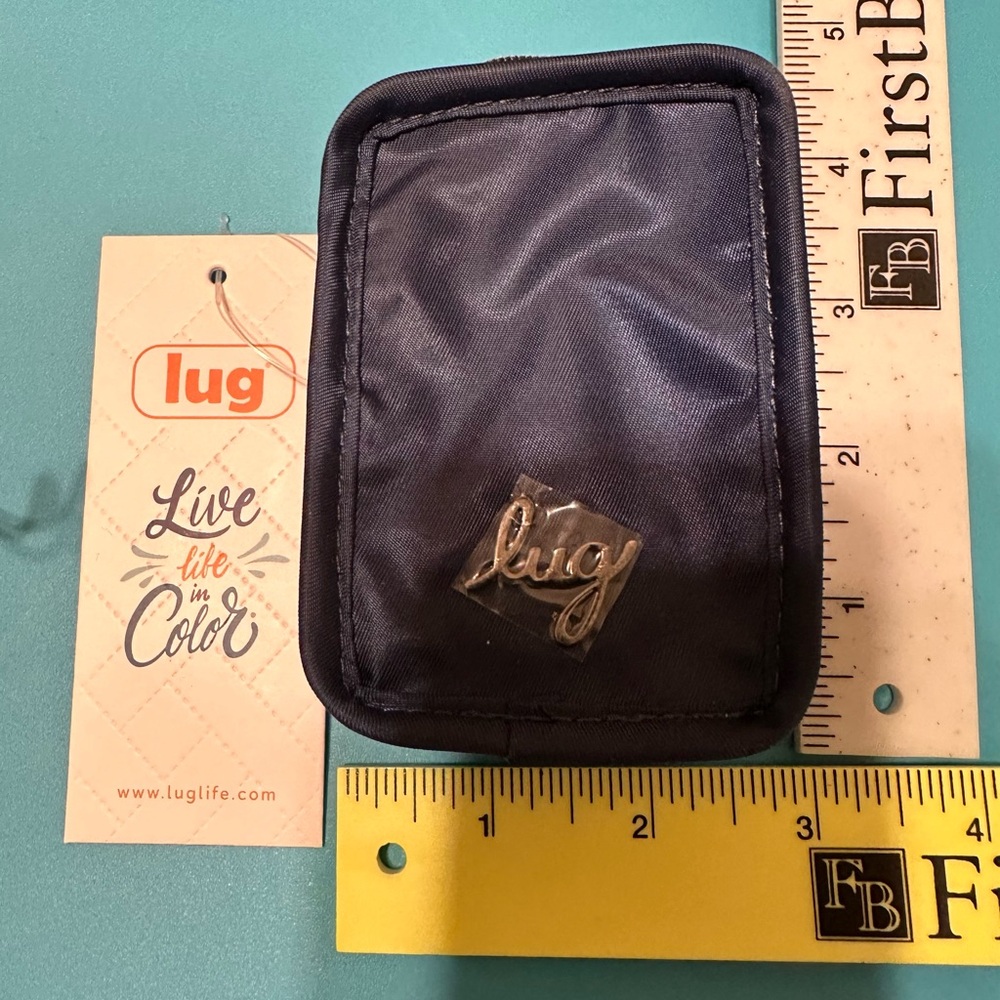 Lug Navy Drizzle Keychain Pouch